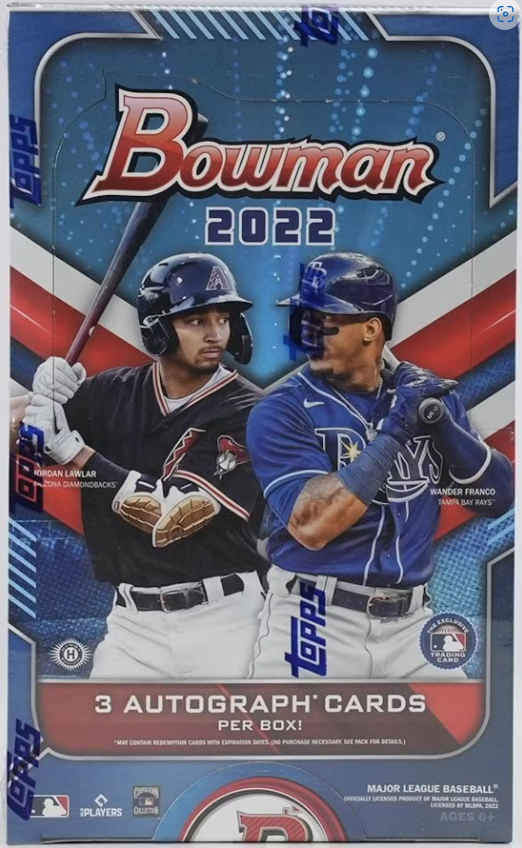2022 Bowman Baseball Hobby Box