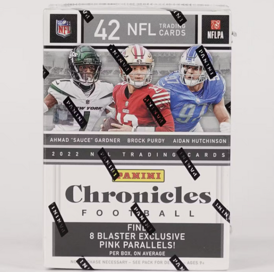 2022 Chronicles Football Blaster Box - Pink Parallels