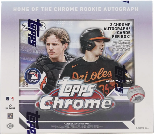 2023 Topps Chrome Baseball Jumbo HTA Box